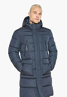 Куртка чоловіча довга на зиму Braggart "Dress Code" синя, до -28 °C, пуховики в асортименті