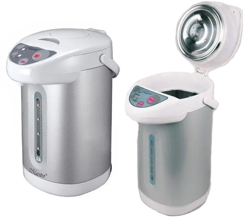 Термопот Maestro MR-082 на 3,3 л., Електричний термос чайник, побутовий термопот, Авто підігрів + насос, фото 1