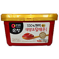 Паста перечная острая Кочуджан Gochujang премиум (Гочуджан, Кочудян), 1 кг, ТМ Chung Jung One, Южная Корея