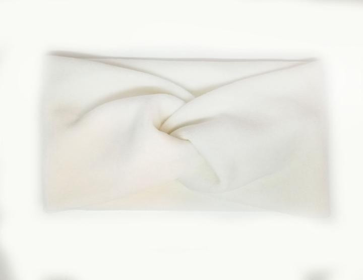 Пов'язка для дівчинки модна біла, фото 1