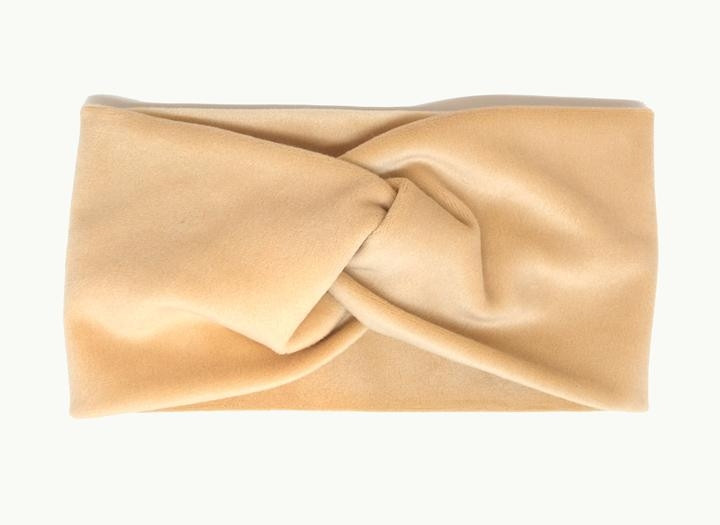 Пов'язка для дівчинки стильна бежева, фото 1