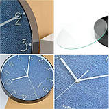 Настінний годинник без тикуна, CandyAlley 25 см, сучасний кварцовий безшумний настінний годинник, Настінний годинник, фото 3