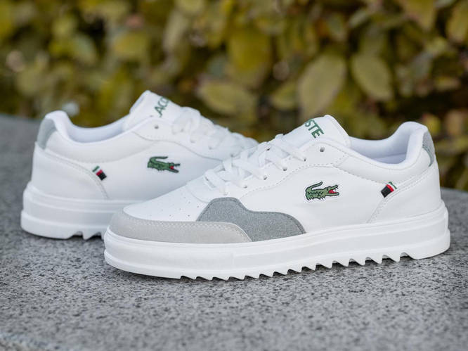 Кроссовки Мужские Лакоста Белые Спортивные Lacoste Step Sport Денвер ...