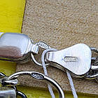 Комплект срібний ланцюжок бісмарк з кулоном Тризуб Герб України 925 проба, фото 10