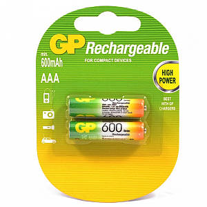 Акумулятори GP AAA 600 mAh (стійкість за 1 шт.)