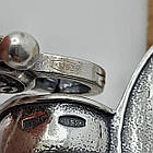 Комплект чорнена срібна підвіска Коловрат з шовковим шнурком 925 проба, фото 10