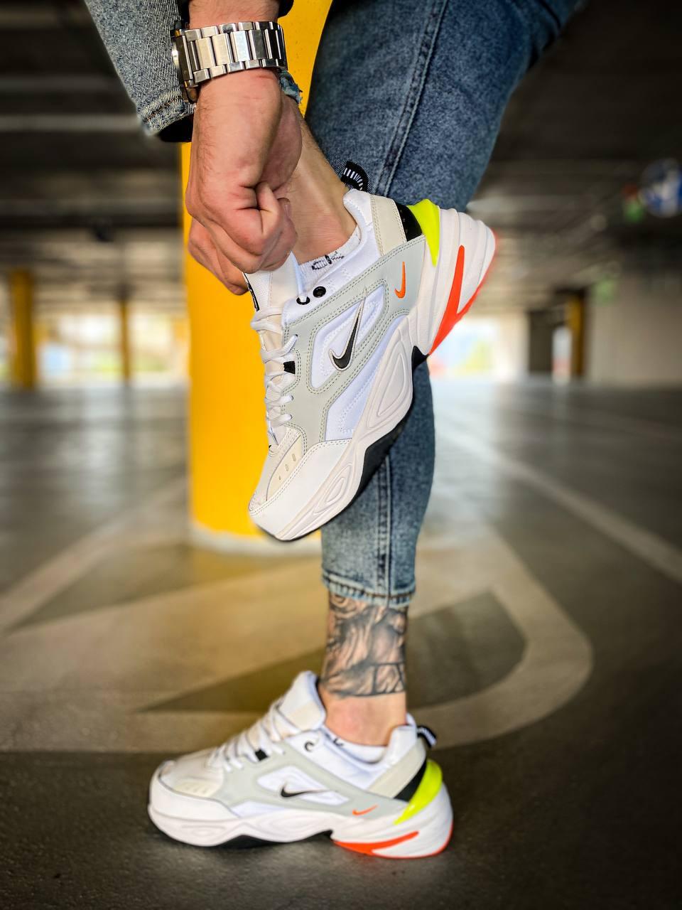 Світлі кроссівки унісекс Nike M2K Tekno Pure Platinum. Кросси чоловічі та жіночі Найк М2К Текно.