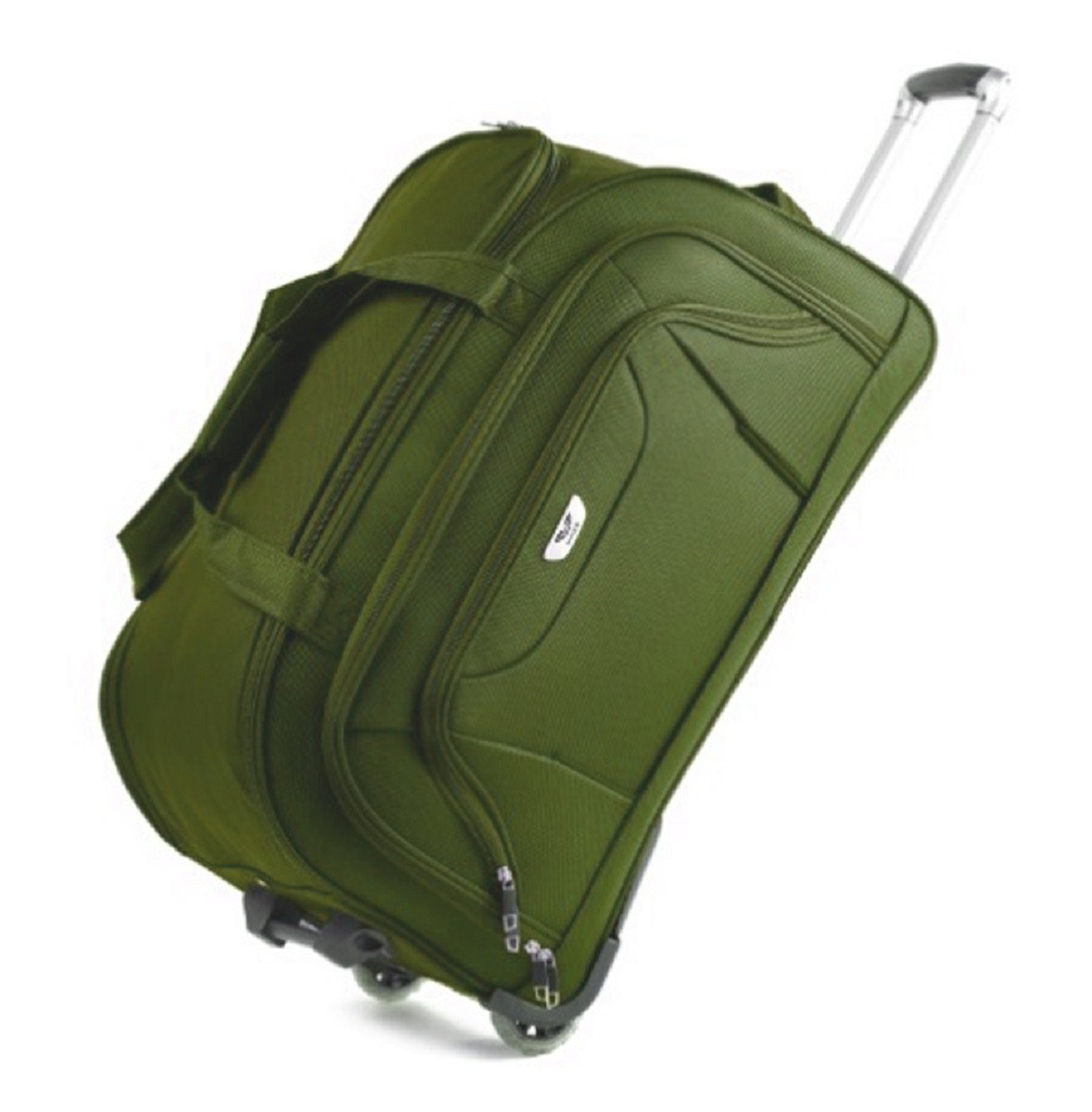 Сумка дорожня на колесах WINGS 1055 середня 60 см оливкова, фото 1