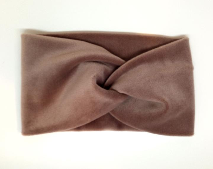 Пов'язка дитяча модна коричнева, фото 1