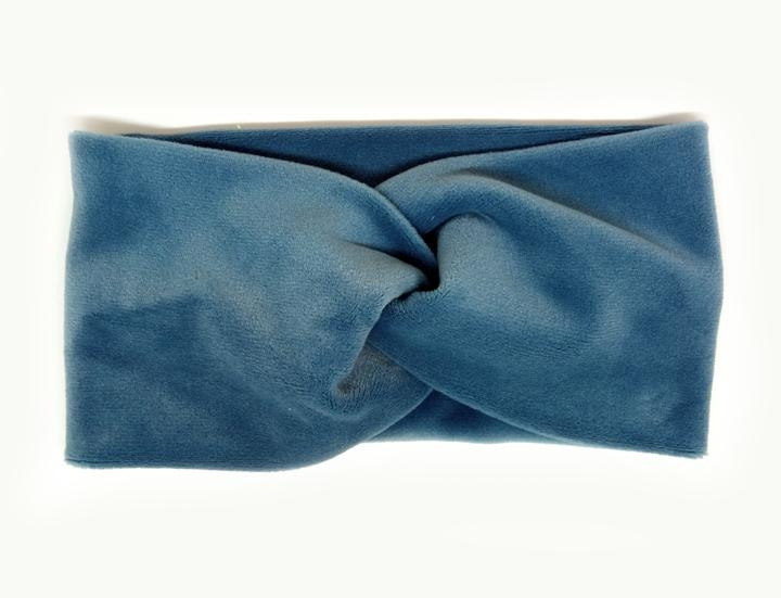 Пов'язка дитяча осінь весна темно-синя, фото 1