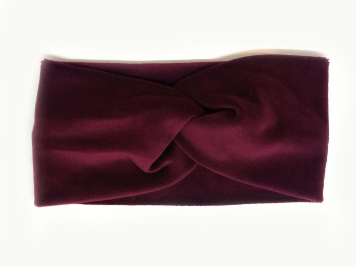 Пов'язка для дівчинки бордова, фото 1