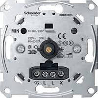 Механизм поворотного светорегулятора Merten для индуктивной нагрузки 40-600 Вт (MTN5133-0000)