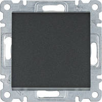 Выключатель 1-полюсный Lumina, черный, 10АХ/230В (WL0013)