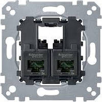 Механизм розетки Merten компьютерная RJ45атегория 5e STP (MTN4575-0012)