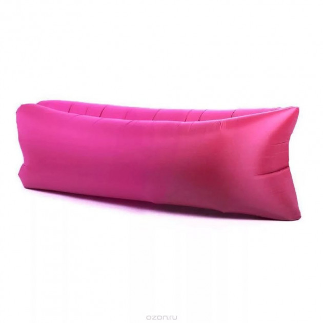 Диван мішок надувний матрац Ламзак Lamzac Air Cushion Рожевий