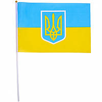 Прапорець України з Гербом 30*45см