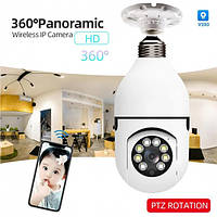 Панорамна IP WiFi камера Panorama camera icsee L1 E27