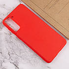 Чохол накладка Candy для Samsung G990 Galaxy S21 FE Red/Червоний, фото 4