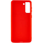 Чохол накладка Candy для Samsung G990 Galaxy S21 FE Red/Червоний, фото 5