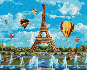 Картина за номерами Місто кохання 40х50 Идейка (KHO2179)