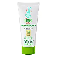 BIOLIS NATURE – 98% натуральний! Крем Bimbo Camomilla Bio для новонароджених та старших з ромашкою 100 мл, Італія