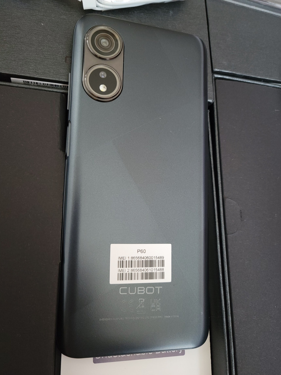 Смартфон CUBOT P60 Black 4G 5000mAh камера 20МП 6/128GB + чехол - фото 3 - id-p1714545961