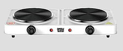 Плита електрична двоконфоркова настільна Hot Plate Opera OP5714 2000W 220V/50Hz, Електроплитка дискова