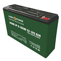 Акумуляторна батарея LogicPower LP 12 V 35 AH (6-DZM-35) AGM