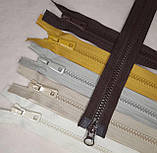 Блискавка Т8 довжина 100см роз'ємна коричнева, фото 2