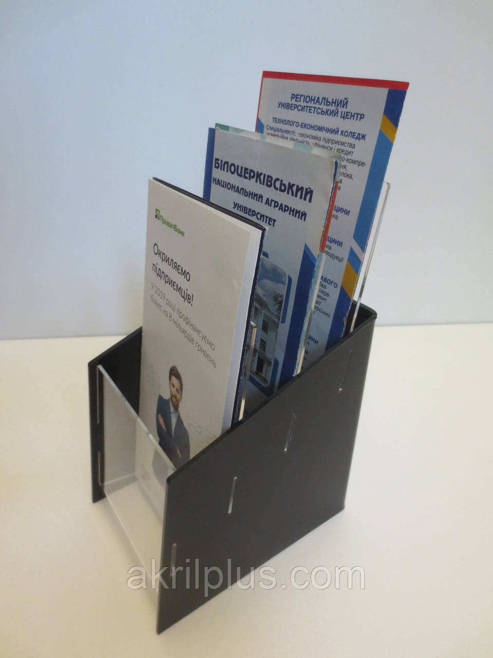 Підставка по євробуклет під на 3 кишені, фото 1