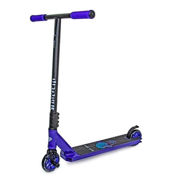 Двоколісний трюковий самокат Scale Sports Deluxe Leopard Синій + Пегі