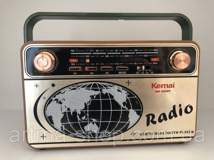 Радіоприймач з Bluetooth Kemai MD-503BT