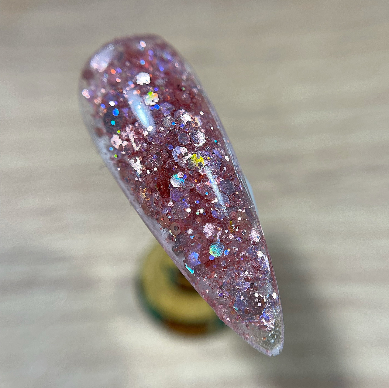 Полігель Global Fashion Glitter Extension Nail Gel 05, з блискітками, 30 г