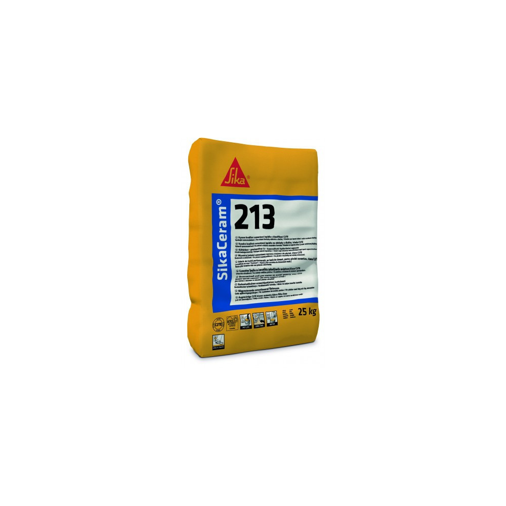 Клей для плитки та керамограніту C2 TE SikaCeram-213 Extra 25 кг