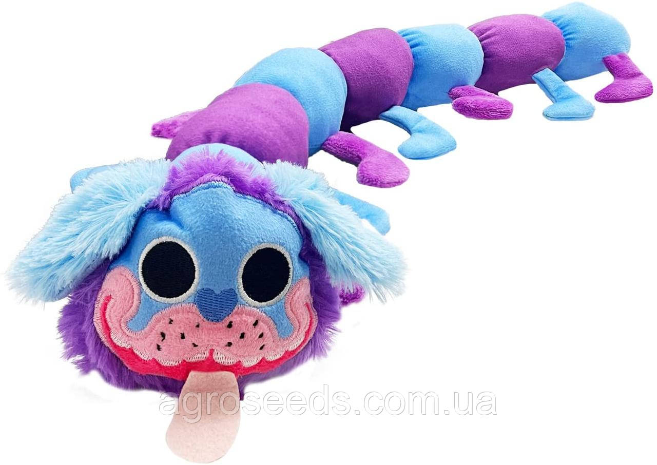 М'яка іграшка Мопс Пі Джей "Pj Pug" гусениця 40 см плюшева Фіолетовий Хагі Вагі