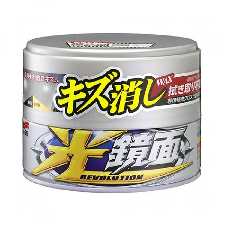 Soft99 Scratch Clear Wax Mirror Finish Silver - Віск від подряпин для світлих автомобілів, 200 г