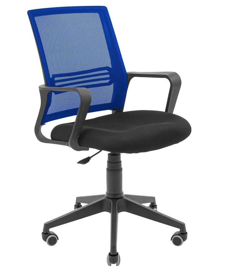 Офісне комп'ютерне крісло з сітчастою спинкою Джина - Пластик синє Richman, фото 1