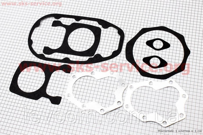 Прокладки двигателя К-750, к-кт 8 деталей, (бумага, алюминий) (ID ...