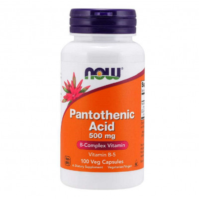 Купити Вітамін Now Foods Пантотенова Кислота, 100 вегетаріанських ...