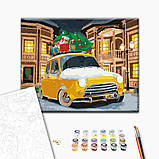 Картина за номерами Доставка свята Картини за номерами 40x50 Зима Новорічна тематика на полотні Brushme BS52733, фото 2