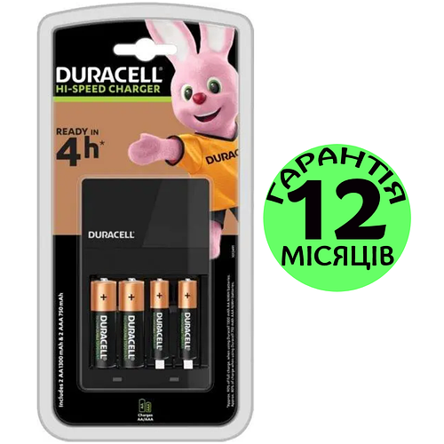 Купить Зарядное устройство для аккумуляторных батареек Duracell CEF14 ...