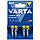 Батарейка лужна Varta Longlife Alkaline Power AAA LR3 мініпальчикова, блістер 4 шт., фото 2