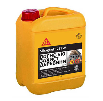 Біовогнезахист для зовнішніх робіт Sikagard- 261 W 5л, фото 1