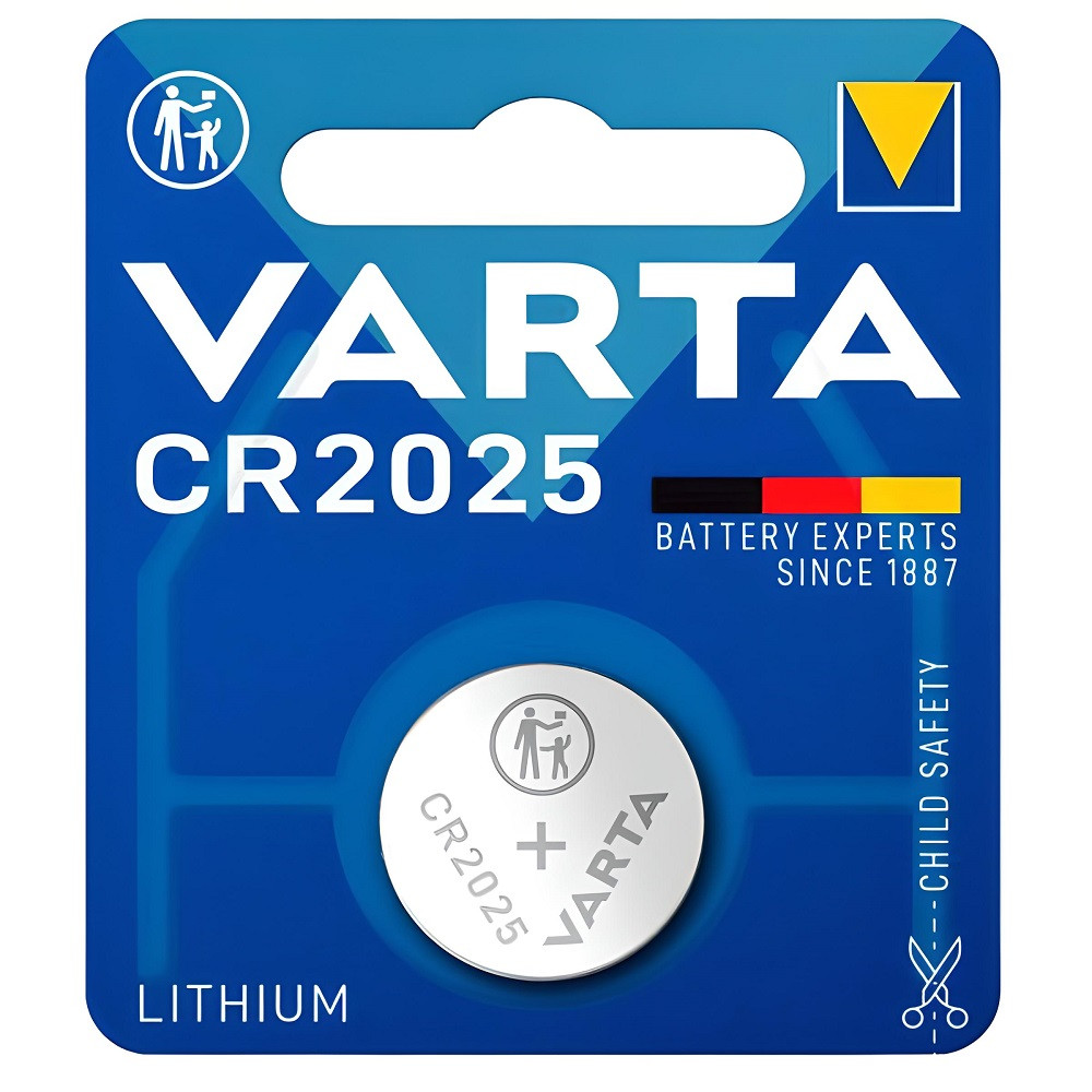 Батарейка літієва Varta CR2025 Lithium 3V дискова таблетка