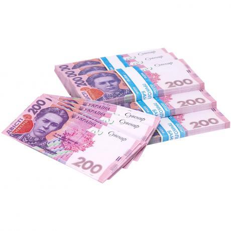 Пачка грошей (сувенір) Гривні "200" KNZ
