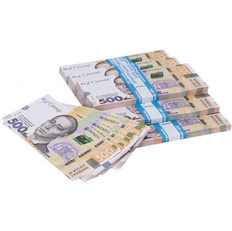 Пачка грошей (сувенір) Гривні "500" KNZ
