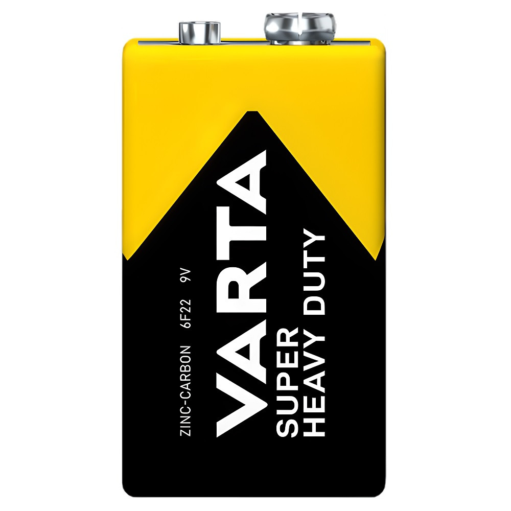 Батарейка сольова Varta Superlife 6F22, крона 9V, трей 1 шт.