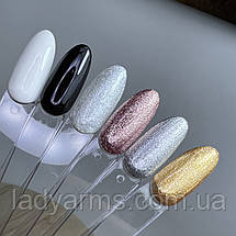 PG006 гель-фарба 5 гр з липким шаром  LA Lady Arms колір золотий, фото 4