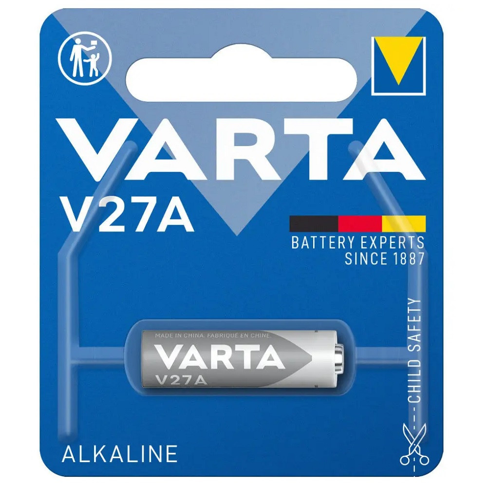 Батарейка високовольтна Varta A27 Alkaline MN27 27A 12V