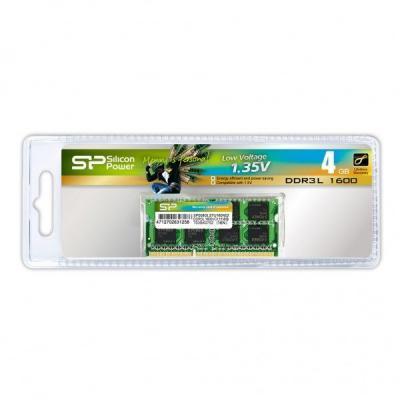 Модуль пам'яті для ноутбука SoDIMM DDR3L 4GB 1600 MHz Silicon Power (SP004GLSTU160N02), фото 1